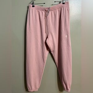 Pink Victoria Secret Jogger Sweatpants Size L NWT